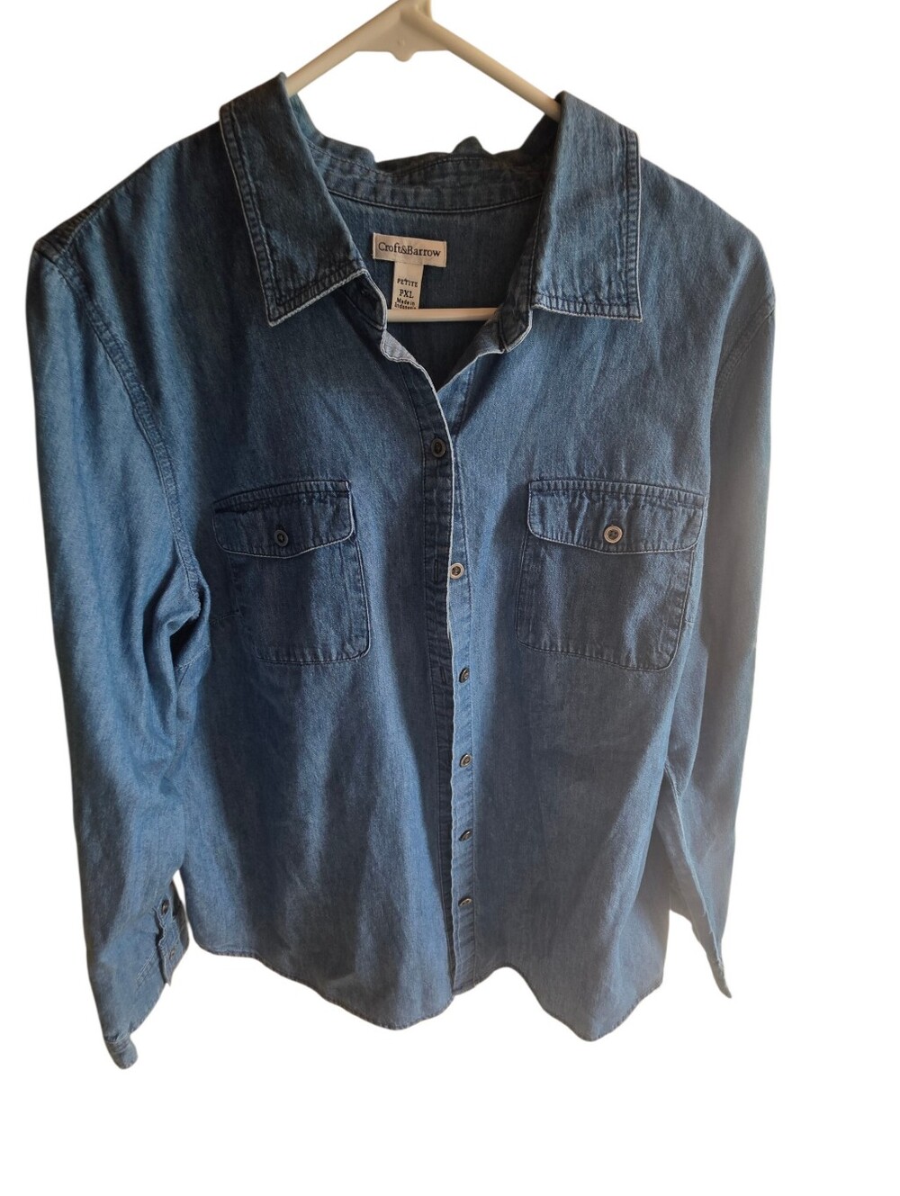 Croft & Barrow Denim Top